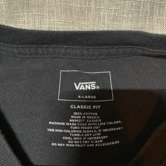 Vans Black Graphic Long Sleeve Shirt - Picture 3 of 5